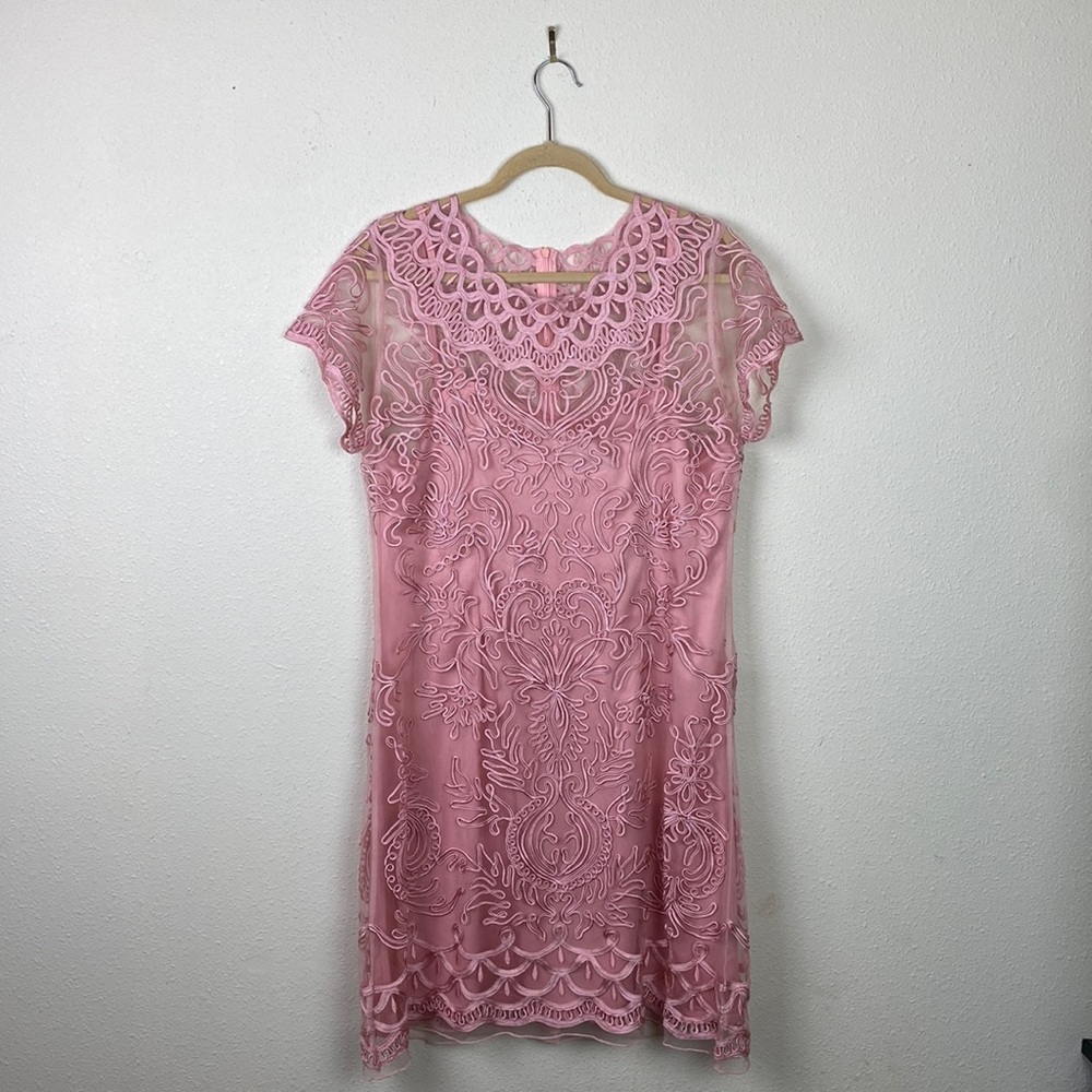 NWT Weavz | Beyond Cotton Rose Lace Embroidered Dress L